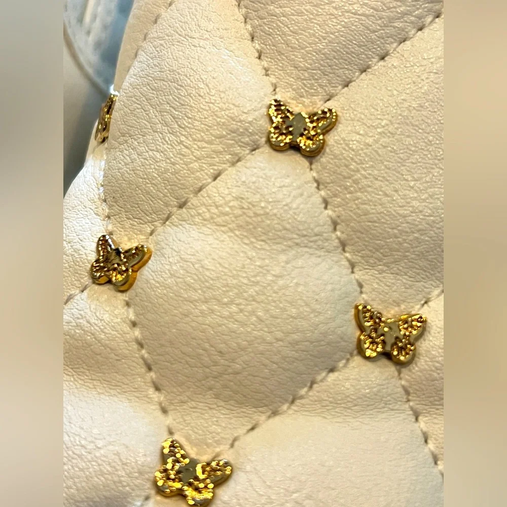 Aldo Shoes cream with gold butterflies - Picture 4 of 4